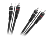 Picture of Kabel RCA (Cinch) x2 - RCA (Cinch) x2 5m czarny (KPO2687-5)
