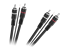 Attēls no Kabel RCA (Cinch) x2 - RCA (Cinch) x2 5m czarny (KPO2687-5)