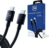 Изображение Kabel USB 3MK USB-C - USB-C 1.2 m Czarny (5903108541220)