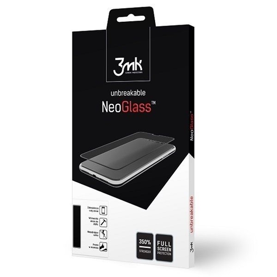 Изображение 3MK Szko hartowane NeoGlass do iPhone 11 czarne