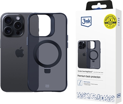 Picture of 3MK 3MK Smoke Case iPhone 16 Pro Magsafe & Stand