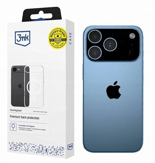 Изображение 3MK 3mk Clear MagCase for Apple iPhone 17 Pro - transparent