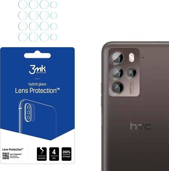 Picture of 3MK Niepkajce szko hybrydowe HTC U23 Pro - Lens Protection