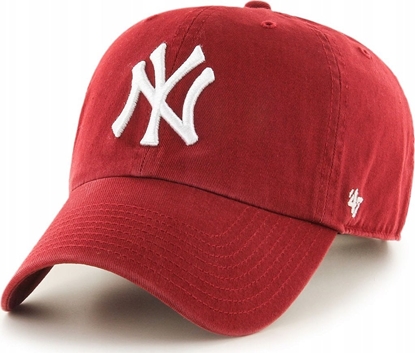 Attēls no 47 Brand New York Yankees MLB Clean Up Cap B-RGW17GWS-RZ Czerwone One size