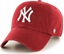 Picture of 47 Brand New York Yankees MLB Clean Up Cap B-RGW17GWS-RZ Czerwone One size