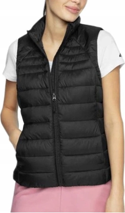 Изображение 4f Kamizelka damska puchowa 4F F091 gboka czer 4FSS23TDJAF091 20S S