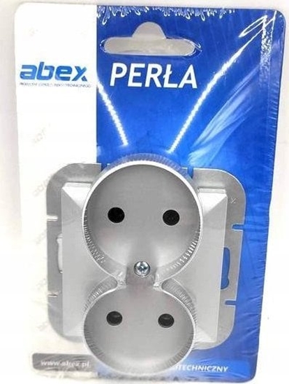 Picture of Abex Gniazdo wtyczkowe podwójne -PERA- p/t 2x2p 16A, 2