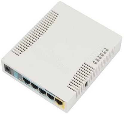 Picture of Access Point|MIKROTIK|IEEE 802.11b|IEEE 802.11g|IEEE 802.11n|1xUSB 2.0|5x10/100M|RB951UI-2HND