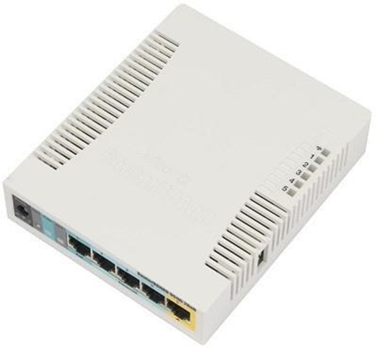 Picture of Access Point|MIKROTIK|IEEE 802.11b|IEEE 802.11g|IEEE 802.11n|1xUSB 2.0|5x10/100M|RB951UI-2HND