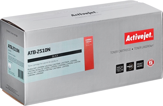 Picture of Activejet ATB-2510N Toner (zamiennik Brother TN2510; Supreme; 1200 stron; czarny)
