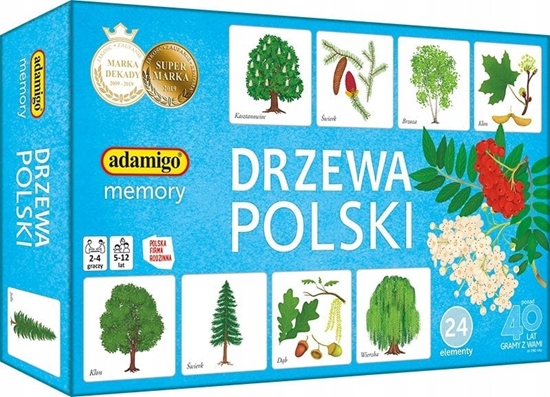 Picture of Adamigo Gra Memory - Drzewa Polski