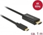Picture of Adapter AV Delock Cable USB Type-Cª male > HDMI male (DP Alt Mode) 4K 60 Hz 1m black