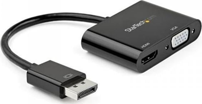Attēls no Adapter AV StarTech DisplayPort - HDMI - D-Sub (VGA) czarny (JAB-6157899)