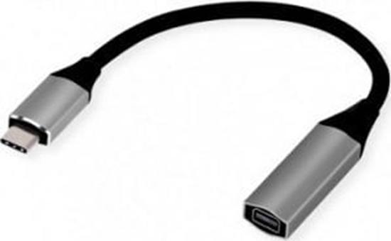 Picture of Adapter AV TRITON STANDARD Adapter USB typu C - Mini DisplayPort, v1.2, M/F, czarny, 0,2 m