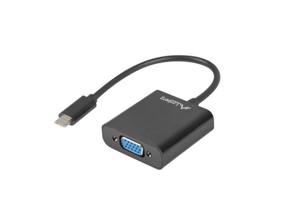 Attēls no Adapter USB CM - VGA F 15cm czarny 