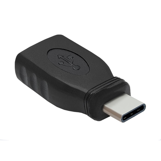 Picture of Adapter USB Qoltec USB-C - USB Czarny  (50396)