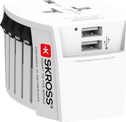 Picture of Adapter USB Skross SKROSS World Adapter MUV 2 x