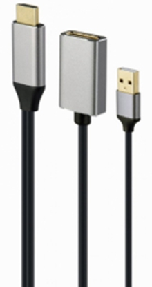 Picture of Adapteris Gembird HDMI Male - DisplayPort Female 4K Black