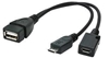 Picture of Adapteris Gembird USB OTG USB socket + MicroUSB socket - MicroUSB plug