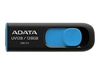 Picture of ADATA DashDrive UV128 128GB 128GB USB 3.0 (3.1 Gen 1) Type-A Black,Blue USB flash drive