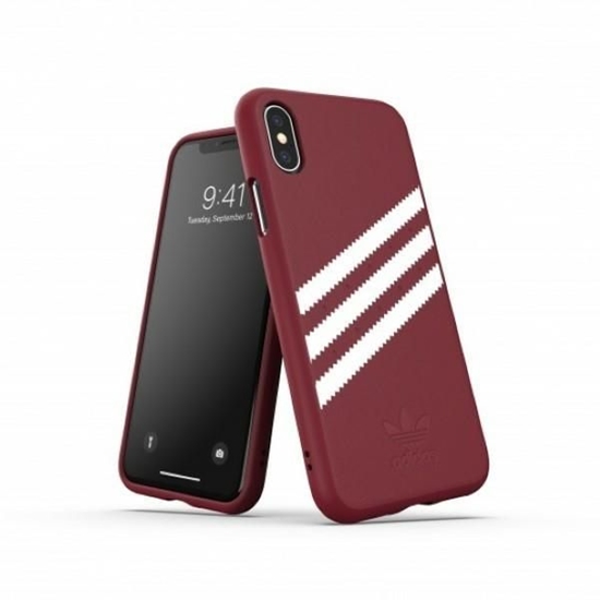 Picture of Adidas OR Moulded PU Suede iPhone X|XS burgundowy|