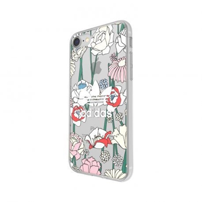 Attēls no Adidas Apple iPhone 6/6s/7/8 Clear Flower Case Transparent