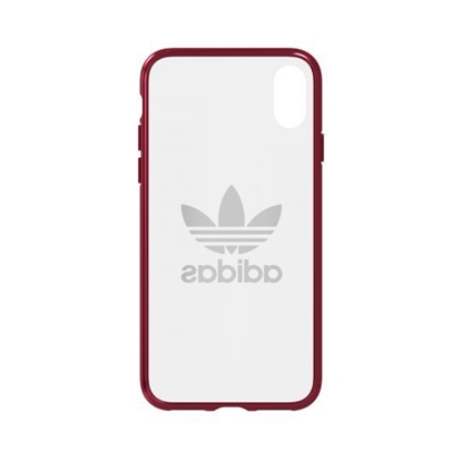 Attēls no Adidas Apple iPhone X/Xs OR Clear Case Red