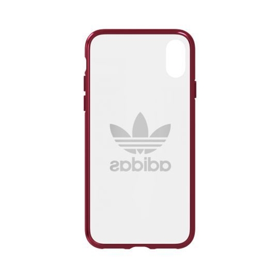 Picture of Adidas Apple iPhone X/Xs OR Clear Case Red