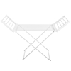 Picture of Adler | Foldable electric clothes drying rack | AD 7821 | Power 220 W | Silver/White | IP22