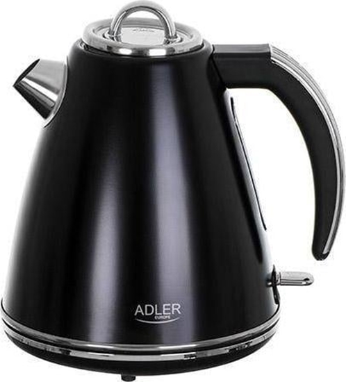 Picture of Adler | Kettle | AD 1343b | Electric | 2200 W | 1.5 L | Stainless steel | 360° rotational base | Black