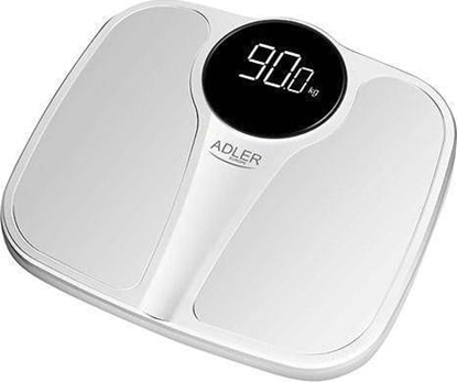 Picture of Adler Bathroom Scale AD 8172w Maximum weight (capacity) 180 kg, Accuracy 100 g, Body Mass Index (BMI) measuring, White