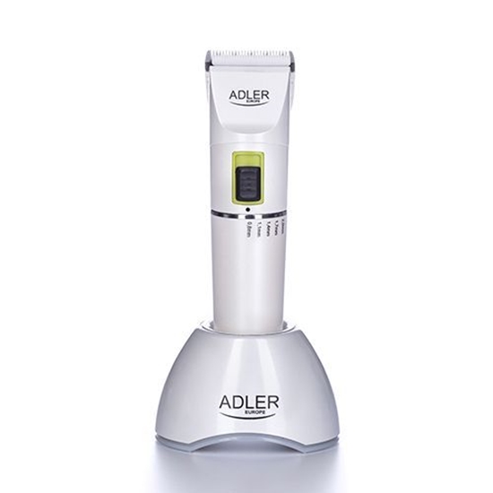 Изображение Adler | Hair clipper | AD 2827 | Cordless or corded | Number of length steps 4 | White