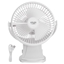 Picture of Adler Rechargeable Clip-on Desk Fan | AD 7342 | Table Fan | White | Diameter 15.5 cm | Number of speeds 3 | Oscillation | 5 W