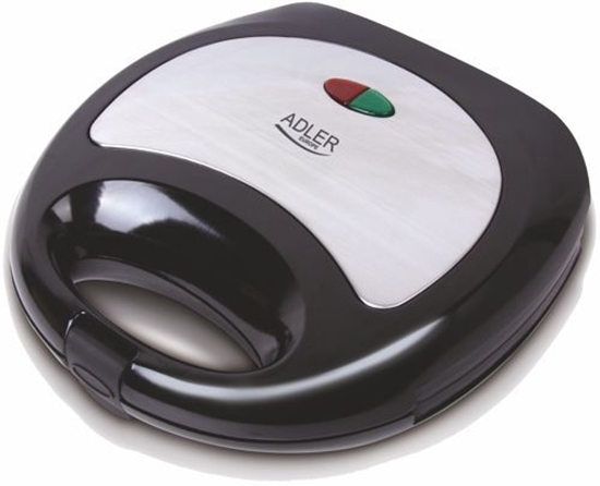 Picture of Adler Sandwich maker AD 3015 750 W, Number of plates 1, Number of pastry 2, Black