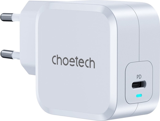 Picture of adowarka Choetech Choetech szybka adowarka sieciowa USB C 45W PPS / PD biaa (PD8007)