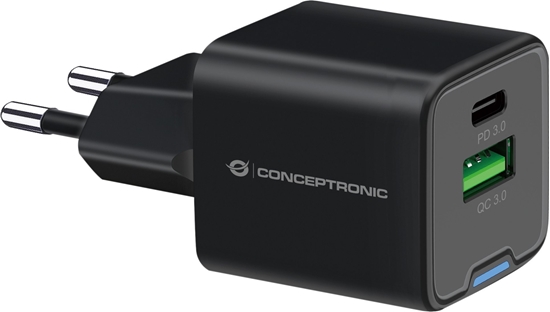 Picture of Conceptronic ALTHEA15B 2-Port 20W GaN USB PD Charger