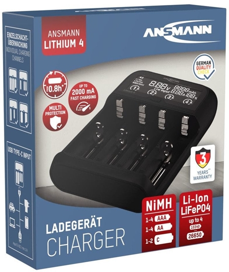 Picture of adowarka stoowa ANS 1001-0122 LCD dla Li-Ion NiMH i LiFePO4