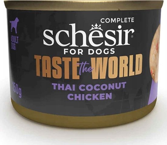 Изображение Agras Pet Foods SCHESIR Adult TASTE THE WORLD Kurczak THAI COCONUT 150g