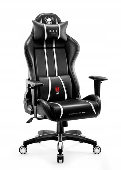 Picture of Fotel Diablo Chairs X-ONE 2.0 NORMAL czarno-biay