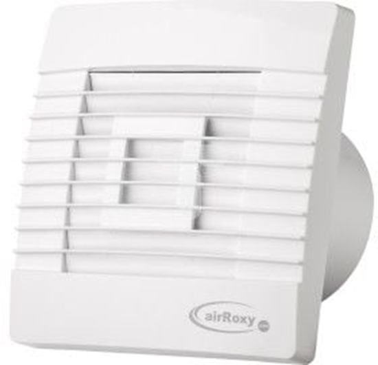 Изображение airRoxy Wentylator cienny 100mm 15W z aluzj grawitacyjn, czujnik ruchu pRestige 100ZG - 01-029