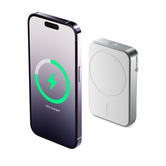 Picture of Alogic Matrix Universal Magnetic MagSafe Powerbank 5000mAh White
