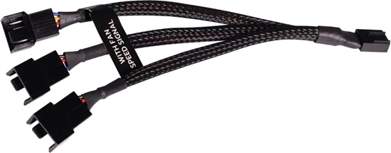 Picture of Alphacool Alphacool Y-Splitter 4-Pin auf 3x 4-Pin PWM 15cm - schwarz