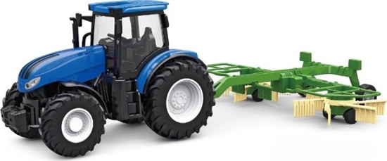Picture of Amewi Amewi RC Traktor mit Kreiselschwader    LiIon 500mAh blau/6+