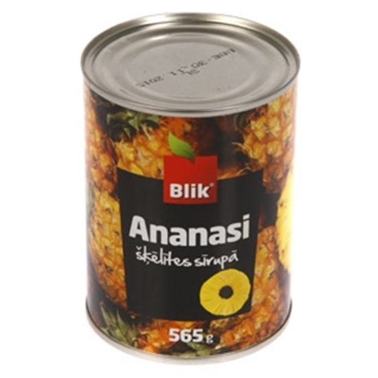 Picture of Ananasu šķēlītes sīrupā Blik 565g