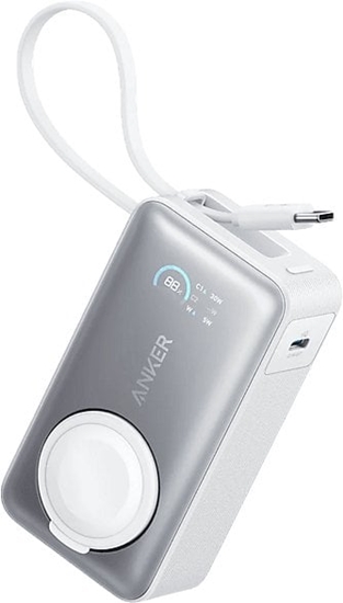 Picture of Anker MagGo Powerbank, Weiß, USB-C, Apple Watch, 10.000 mAh, A1657H21