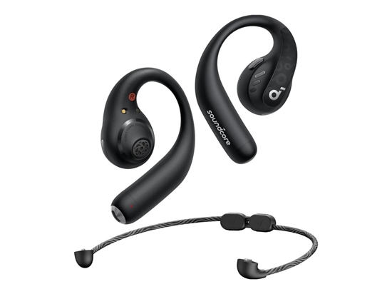 Picture of Anker Soundcore | Open-Ear Sport Headphones | AeroFit Pro | Bluetooth | Open-Ear | Microphone | Wireless | Midnight Black