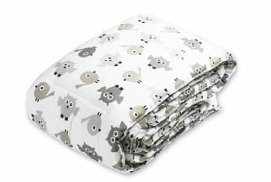 Picture of Anne & Mikael edge cushion, 30 x 360 cm, owl, grey