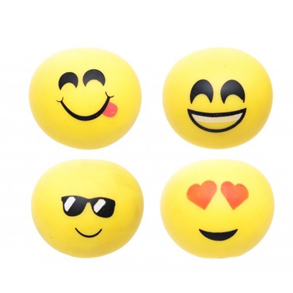 Attēls no Antistresa bumbiņa Smaidiņš dzeltens