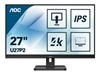 Picture of AOC P2 U27P2 LED display 68.6 cm (27") 3840 x 2160 pixels 4K Ultra HD Black