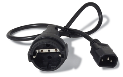 Picture of APC AP9880 power cable Black 0.6 m C14 coupler CEE7/7